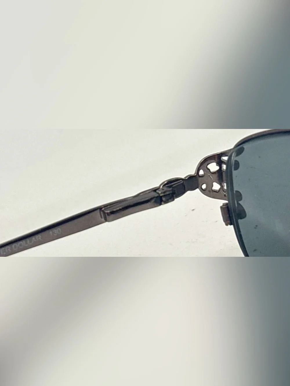 Silver Dollar Zora Gunmetal Oval Sunglasses Frames Only